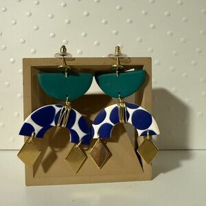 Colorful Geometric Earrings